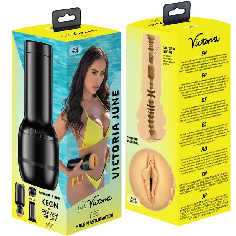 Comprar KIIROO Feel Victoria June – Masajeador Ergonómico Con Diseño Realista-Noxtic