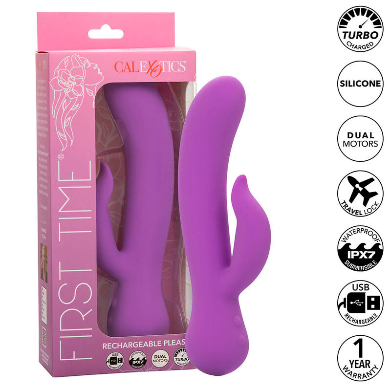 Comprar Calexotics First Time Vibrador Complaciente Morado – Diseño Ergonómico Para Placer Personal-Noxtic