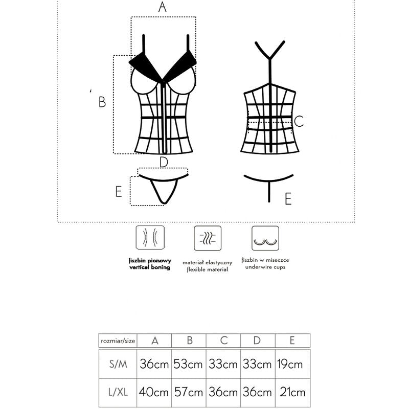 Comprar LIVCO Corsetti Fashion Laura LC 20215 Corset – Elegante Diseño Para Aumentar Tu Confianza-Noxtic