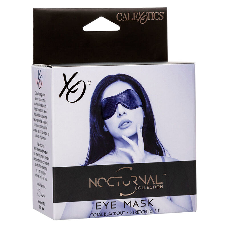Comprar CALEXOTICS Antifaz Nocturnal Cuero Negro – Diseño Elegante Para Apagón Sensorial Completo-Noxtic