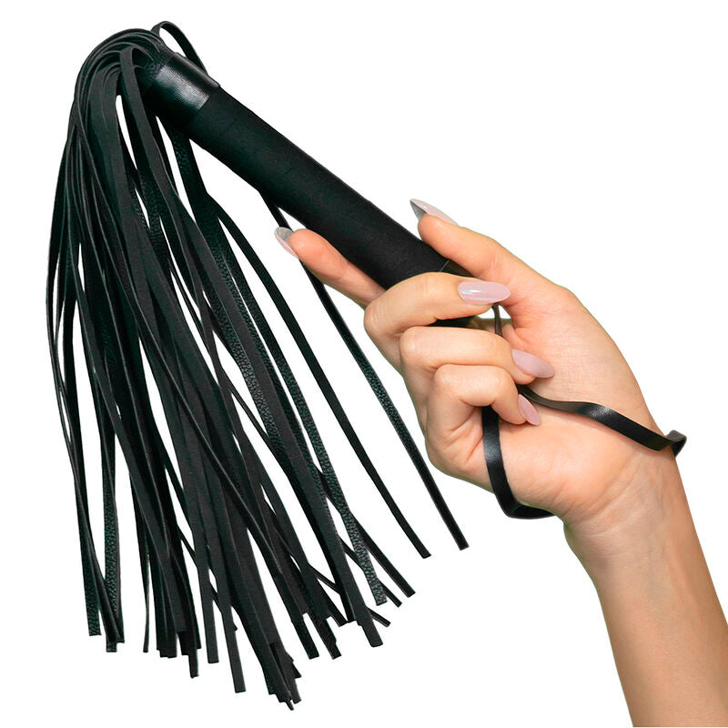 Comprar Calexotics Nocturnal Azotador Cuero Negro – Accesorio De Bienestar Sensitivo Para Exploración Personal-Noxtic