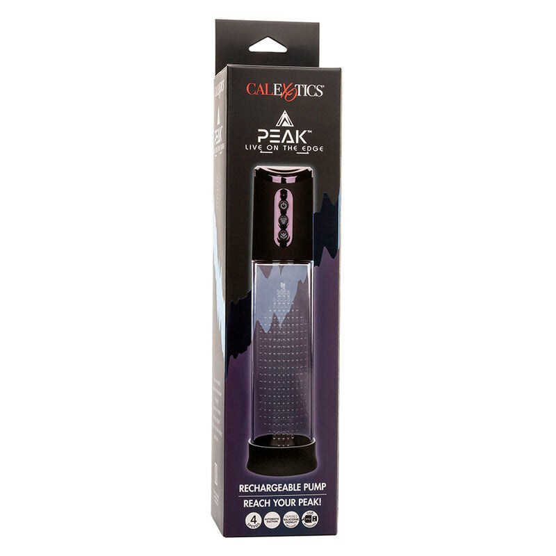 Comprar CalExotics Peak Bomba Succionadora 4 Velocidades Negro – Juguete Innovador Para Experiencia Intima Mejorada-Noxtic