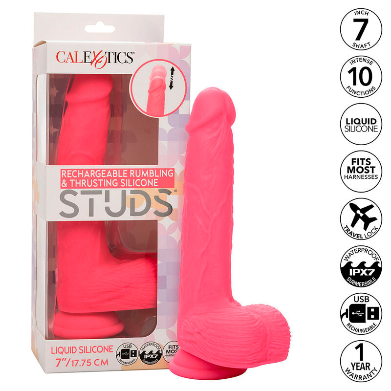 Comprar CALEXOTICS Studs Vibrador Realístico – 10 Modos De Vibración Para Placer Personalizado-Noxtic