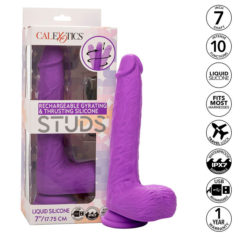 Comprar CALEXOTICS Studs Vibrador Recargable Y Giratorio – 10 Modos De Vibración Para Experiencia Única-Noxtic