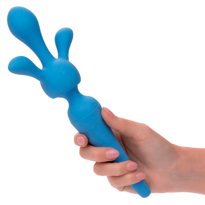 Comprar Calexotics Couture Kit Vibrador Wand 10 Vibraciones Azul – Dispositivo Versátil Con Diseño Elegante Para Placer Personal-Noxtic