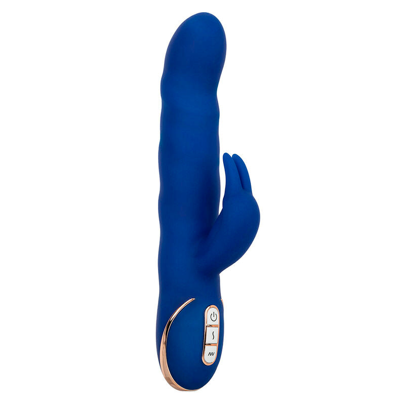Comprar CALEXOTICS Jack Vibrador Rabbit Azul – Vibrador Recargable Con Movimiento De Ondas Para Placer Sensorial-Noxtic