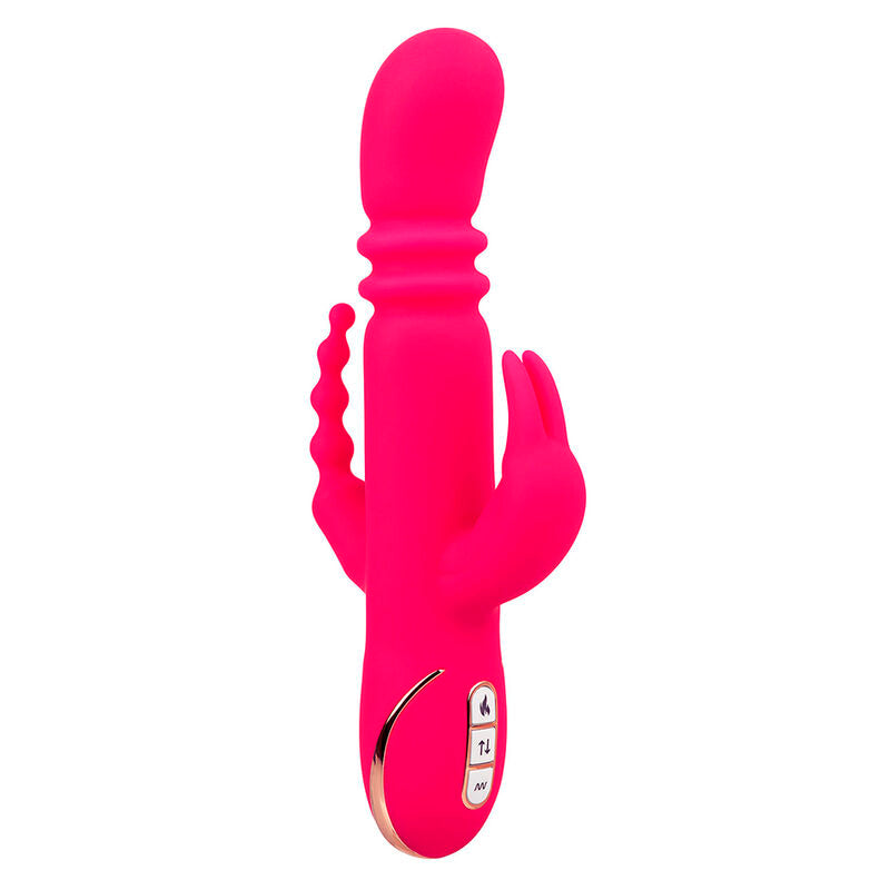Comprar CALEXOTICS Jack Fantasy Triple Vibrador Calentable – Diseño Innovador Con Función Calentada Para Placer Personal-Noxtic