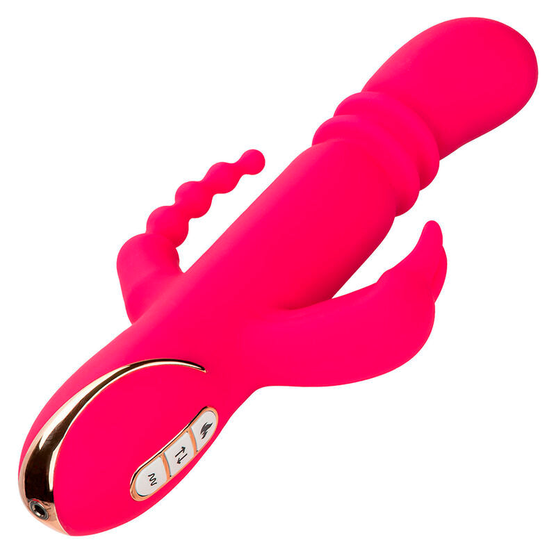 Comprar CALEXOTICS Jack Fantasy Triple Vibrador Calentable – Diseño Innovador Con Función Calentada Para Placer Personal-Noxtic