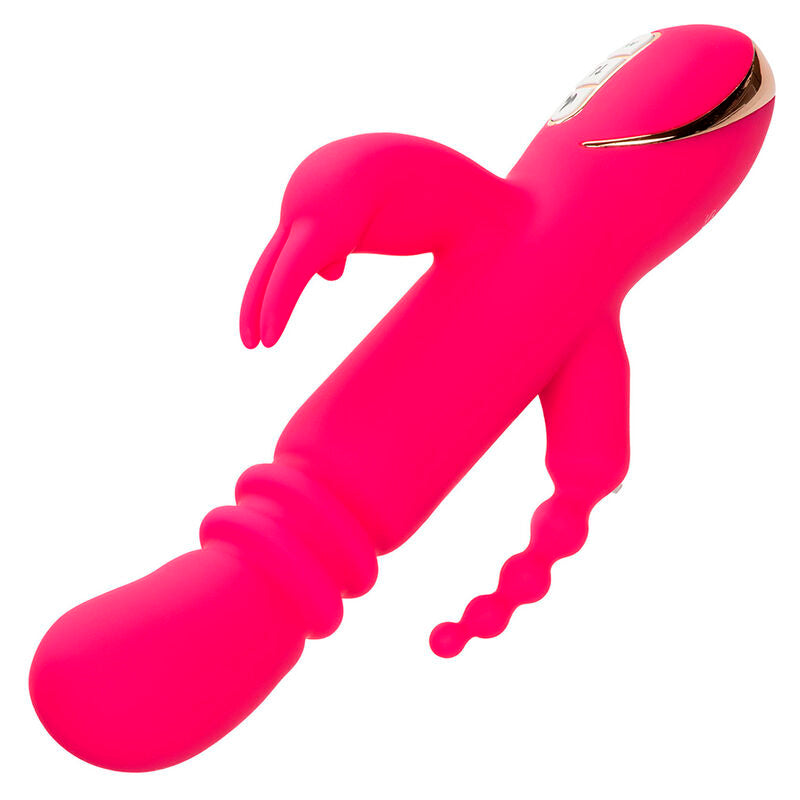 Comprar CALEXOTICS Jack Fantasy Triple Vibrador Calentable – Diseño Innovador Con Función Calentada Para Placer Personal-Noxtic