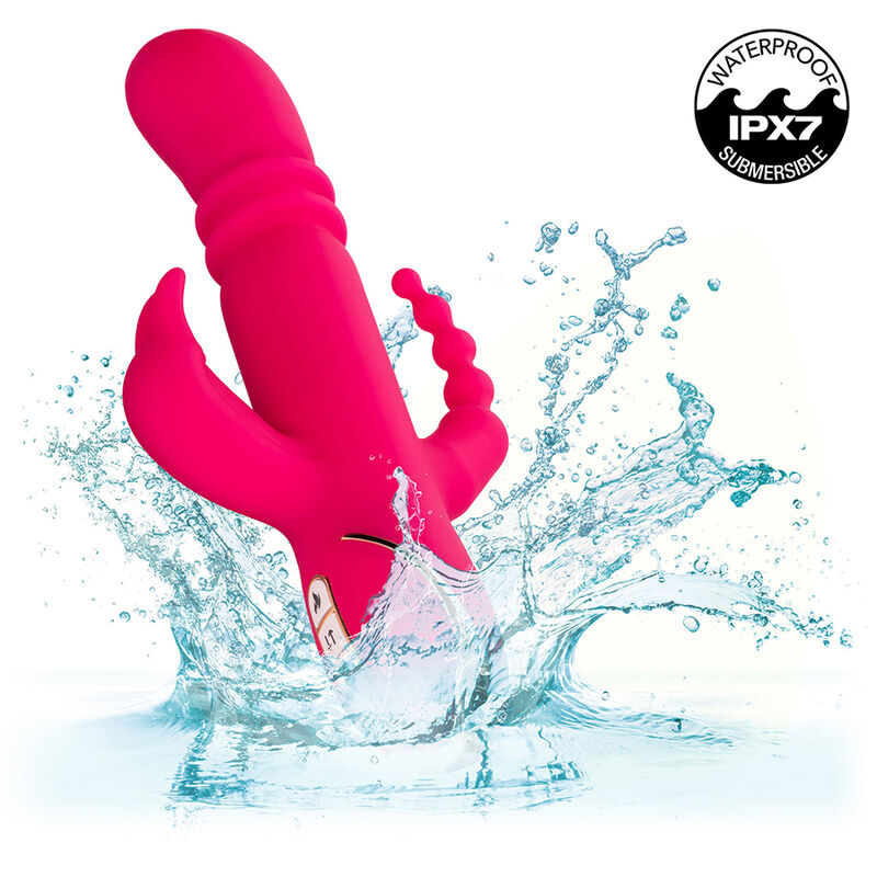 Comprar CALEXOTICS Jack Fantasy Triple Vibrador Calentable – Diseño Innovador Con Función Calentada Para Placer Personal-Noxtic