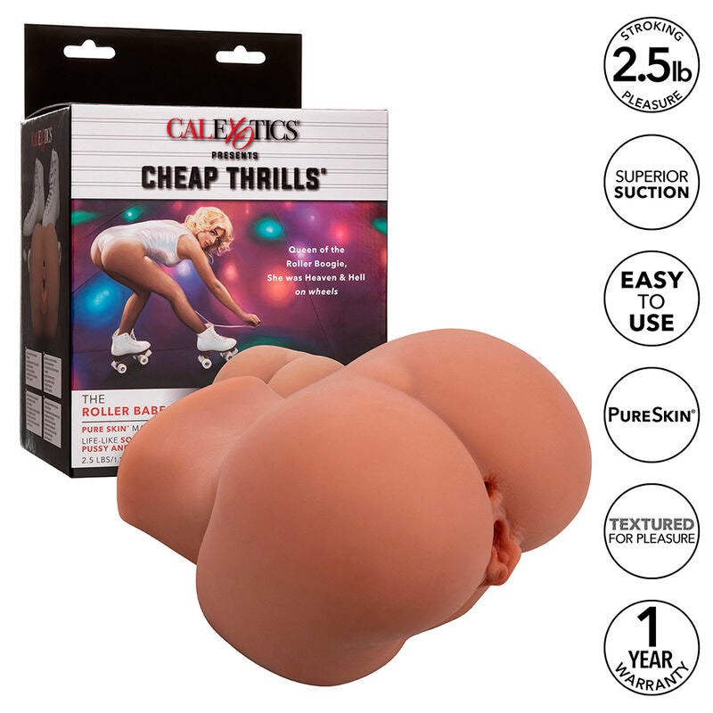Comprar CALEXOTICS Roller Babe Doble – Juguete Realista Con Diseño Natural Para Placer Intenso-Noxtic