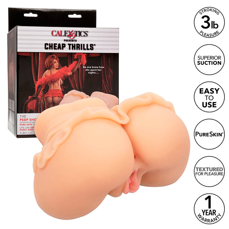 Comprar CALEXOTICS The Peep Show Girl – Doble Masturbador Realista Con Sensación Auténtica-Noxtic