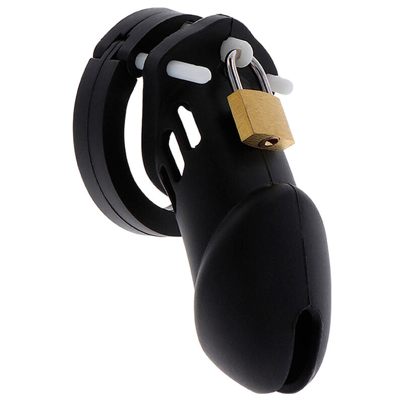 Comprar HIDDEN DESIRE Jaula De Castidad Silicona Talla L Negra – Diseño Ergonómico Para Control Y Conexión Intima-Noxtic