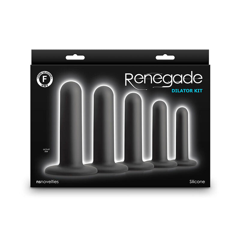 Kit dilatatore NS Novelties Renegade Black – Set dilatatore per il piacere e l'autoesplorazione
