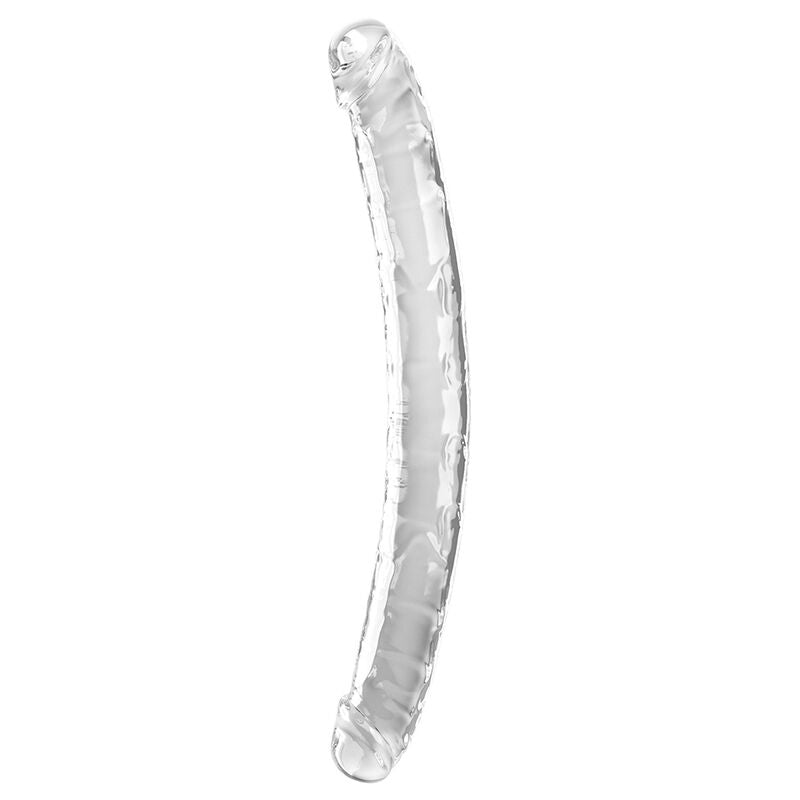 Comprar King Cock Dildo Doble 46 cm Transparente – Diseño Flexible Para Placer Compartido-Noxtic