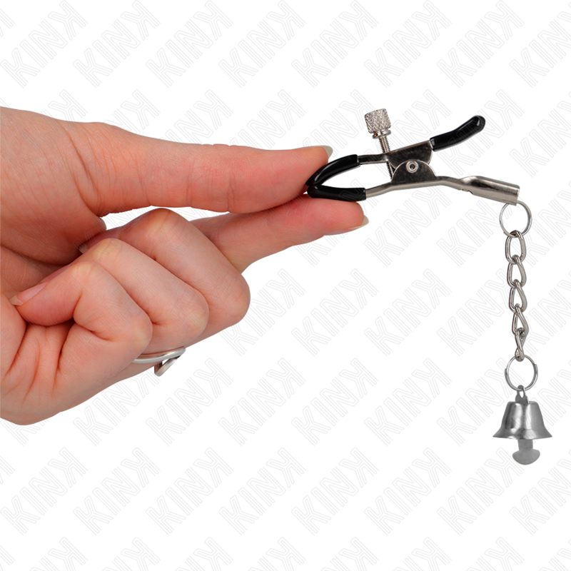 Comprar KINK Pinzas Para Pezones Con Colgante Plateado – Diseño Elegante Para Experiencias Sensoriales-Noxtic