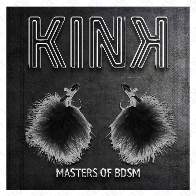 Comprar KINK Pinzas Para Pezones Con Pluma Negra – Diseño Elegante Para Estimulación Sensitiva-Noxtic