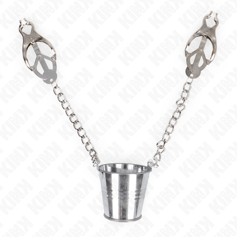 Comprar KINK Pinzas Para Pezones Con Cubo Plateado – Estímulo Sensorial Elegante Para Momentos Únicos-Noxtic