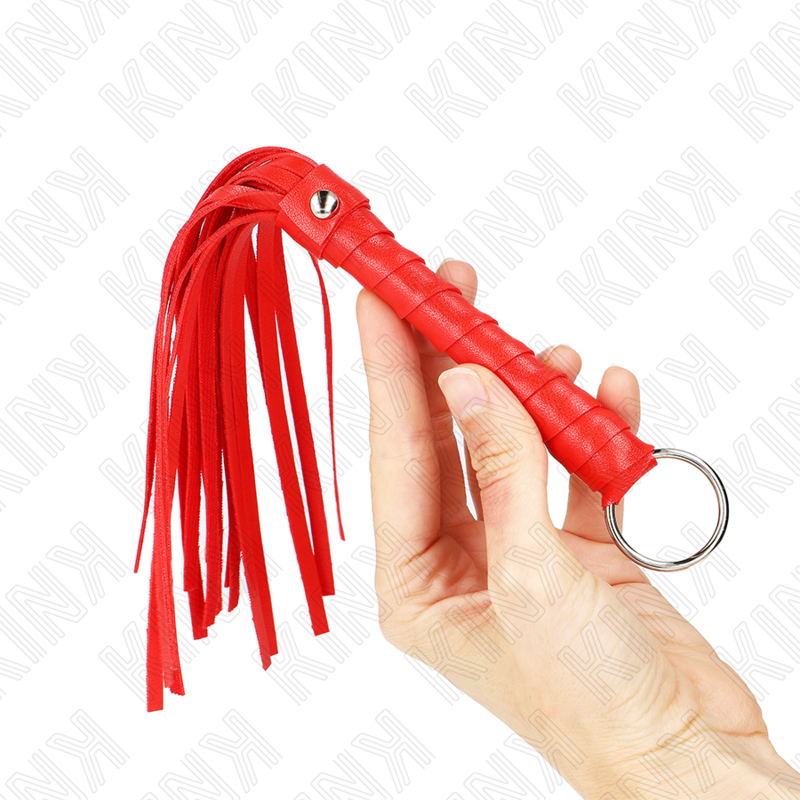 Comprar KINK Látigo Simple Mini Rojo 28 Cm – Diseño Elegante Para Exploración Sensual-Noxtic