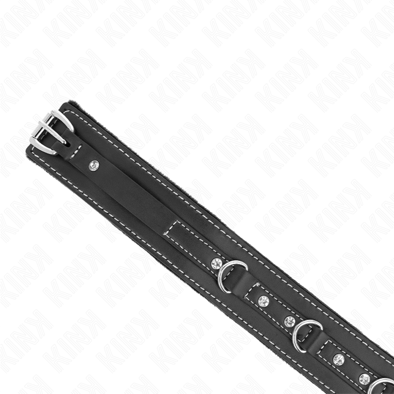 Comprar KINK Collar Con Correa 105 cm – Accesorio Elegante Con Remaches De Diamantes De Imitación-Noxtic