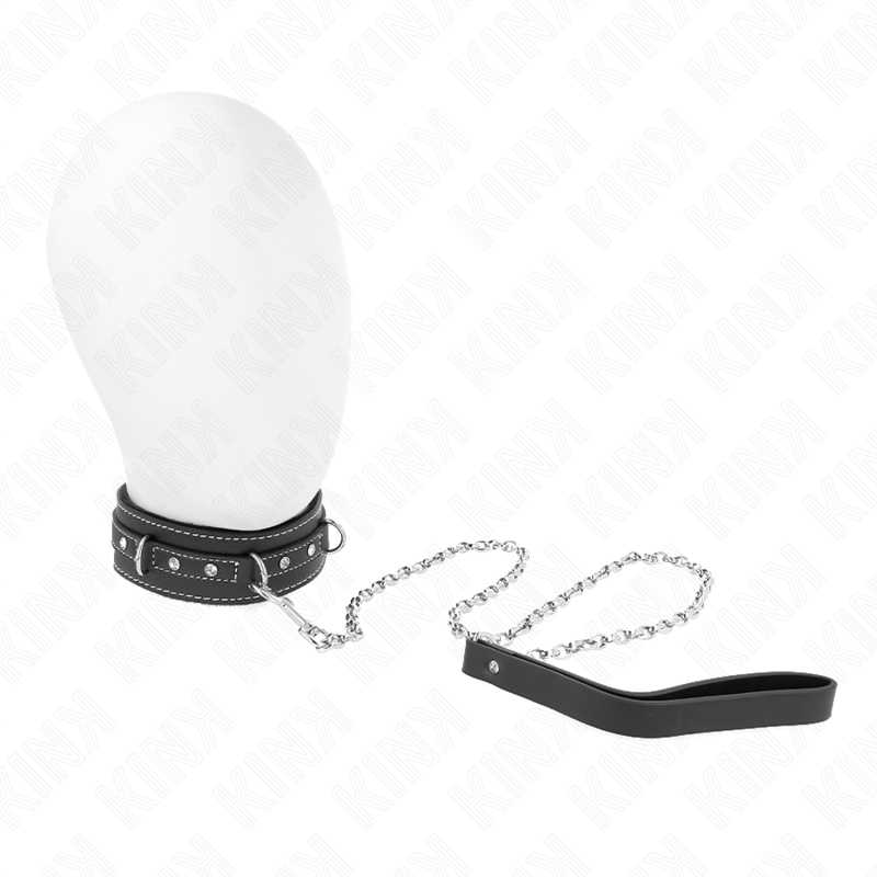 Comprar KINK Collar Con Correa 105 cm – Accesorio Elegante Con Remaches De Diamantes De Imitación-Noxtic