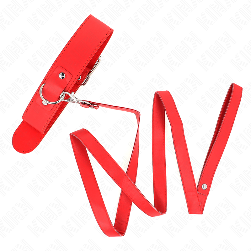Comprar KINK Collar Con Correa Roja 116 CM – Diseño Ajustable Para Comodidad Y Estilo Elegante-Noxtic