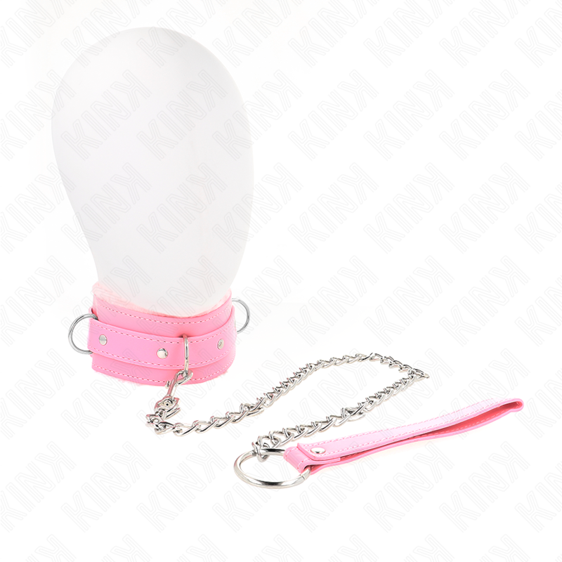 Comprar KINK Collar Con Correa Rosa – Diseño Ajustable Para Control Y Libertad Sensorial-Noxtic