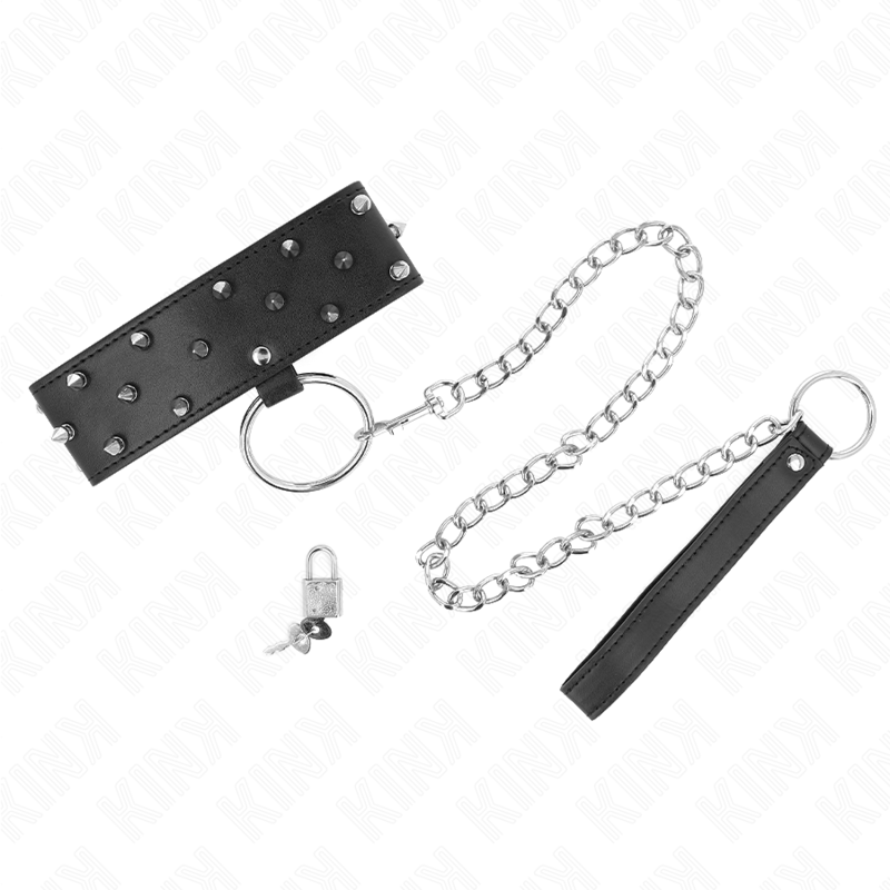 Comprar KINK Collar Con Correa Ajustable – Diseño Elegante Con Tachuelas Para Comodidad Y Estilo-Noxtic