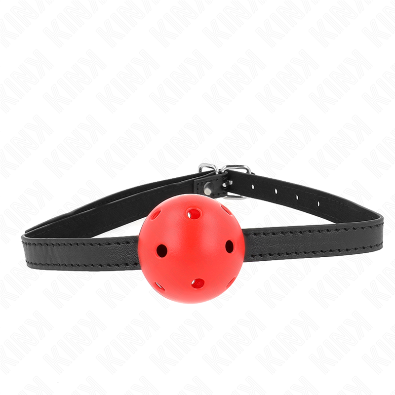 Comprar KINK Mordaza De Bola 4.5 Cm Transpirable Simplicity Roja – Diseño Confortable Para Experiencias Sensoriales-Noxtic