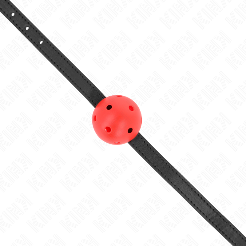 Comprar KINK Mordaza De Bola 4.5 Cm Transpirable Simplicity Roja – Diseño Confortable Para Experiencias Sensoriales-Noxtic