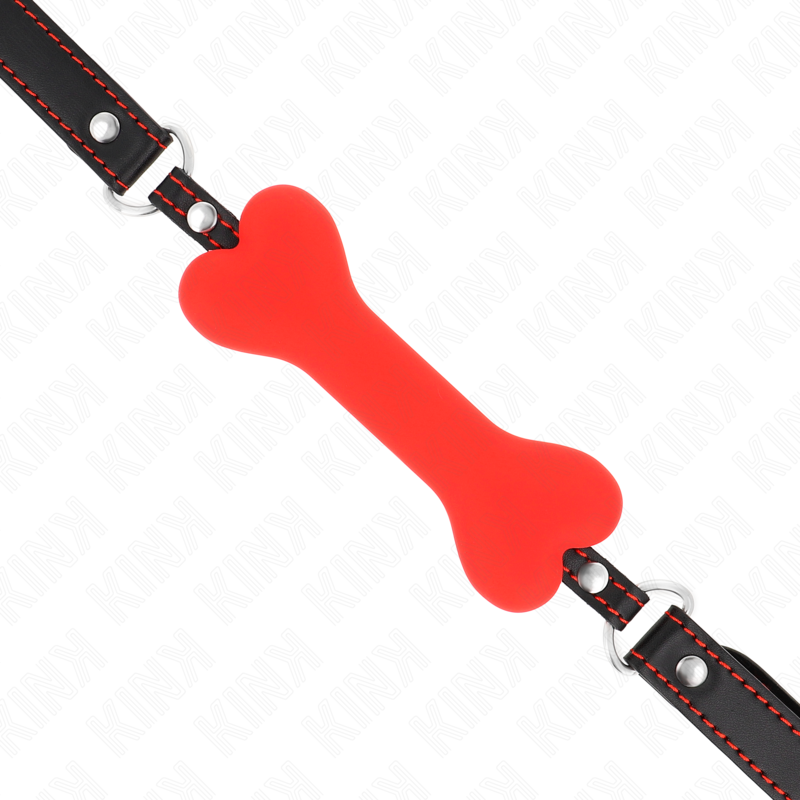 Comprar KINK Mordaza De Hueso 12 Cm Roja – Diseño Elegante Para Experiencias Sensuales Controladas-Noxtic