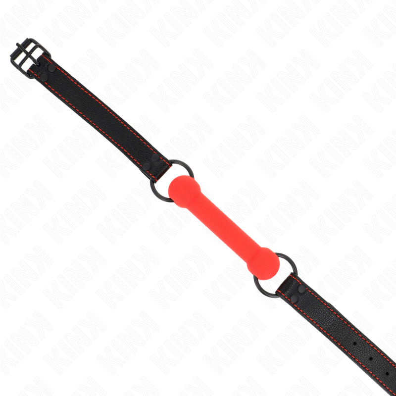 Comprar KINK Mordaza Forma De Hueso Con Correa Roja – Diseño Elegante Y Ajuste Personalizable-Noxtic