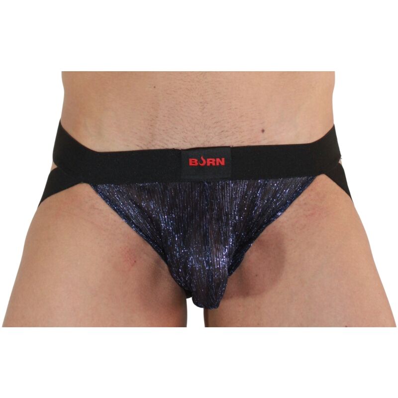 BURN 006 Jock Brillante Azul Negro S – Diseño Elegante Con Libertad Sensorial