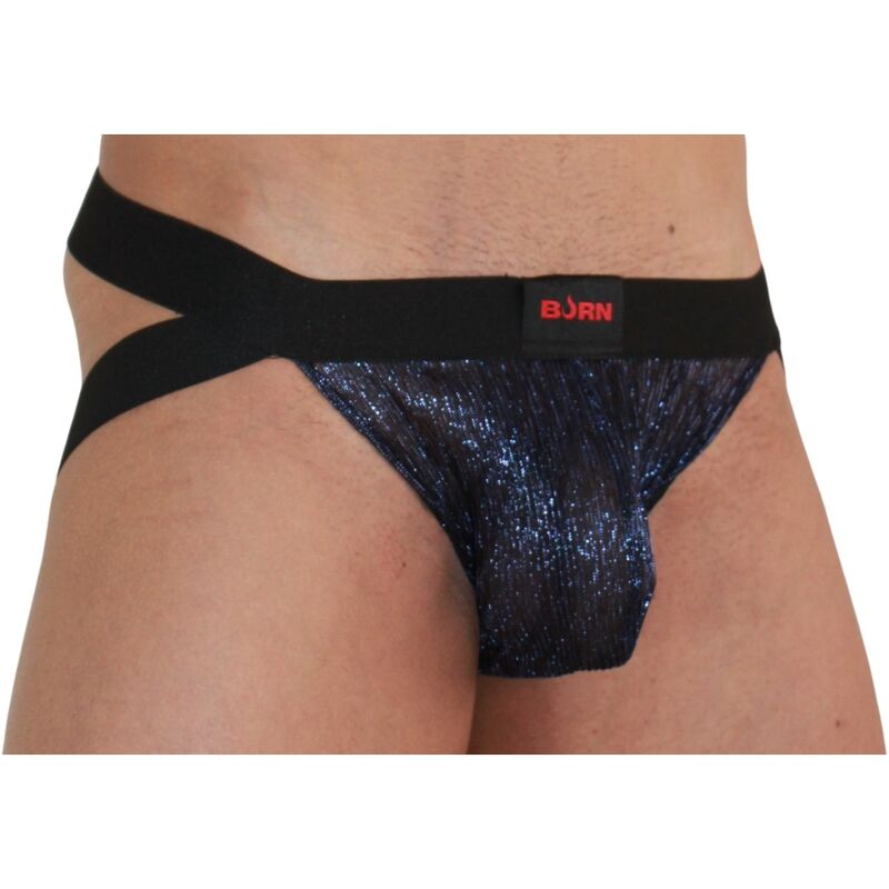 Comprar BURN 006 Jock Brillante Azul Negro S – Diseño Elegante Con Libertad Sensorial-Noxtic