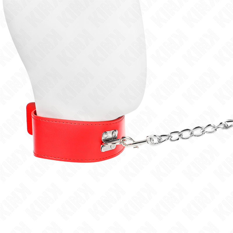 Comprar KINK Collar Con Correa Ajustable Rojo – Diseño Elegante Para Placer Confiado Y Libertad Sensorial-Noxtic