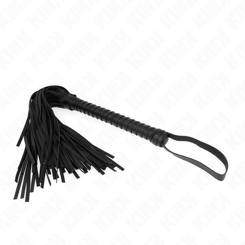 Comprar KINK Látigo Con Mango Texturizado Negro 48.5 Cm – Diseño Ergonómico Para Experiencias Intensas-Noxtic
