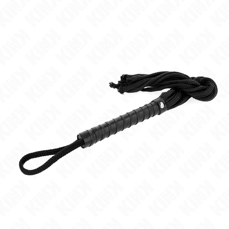 Comprar KINK Látigo De Cuerda Negro 56 Cm – Accesorio Esencial Para Explorar Nuevas Sensaciones-Noxtic