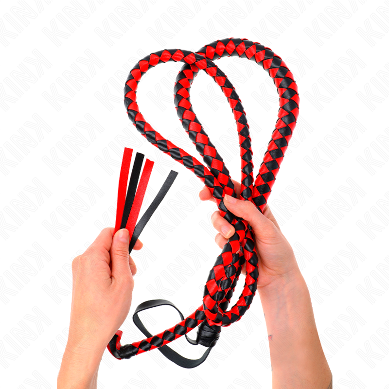 Comprar KINK Látigo De Serpiente Largo Rojo 210 Cm – Diseño Elegante Para Juegos De Control Y Placer-Noxtic