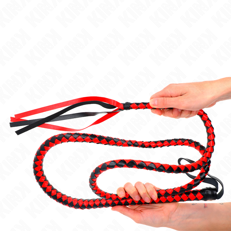 Comprar KINK Látigo De Serpiente Largo Rojo 210 Cm – Diseño Elegante Para Juegos De Control Y Placer-Noxtic