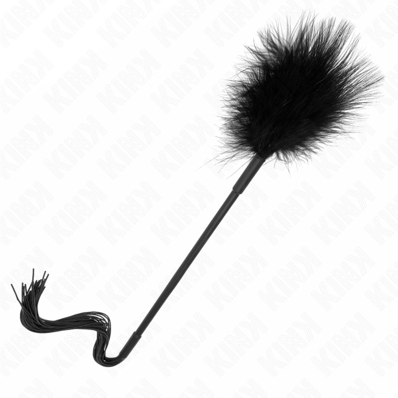Comprar KINK Látigo De Silicona Con Plumas 47 Cm – Juguete Erótico Para Sensaciones Placenteras-Noxtic