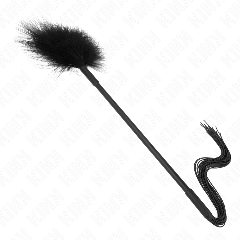 Comprar KINK Látigo De Silicona Con Plumas 47 Cm – Juguete Erótico Para Sensaciones Placenteras-Noxtic