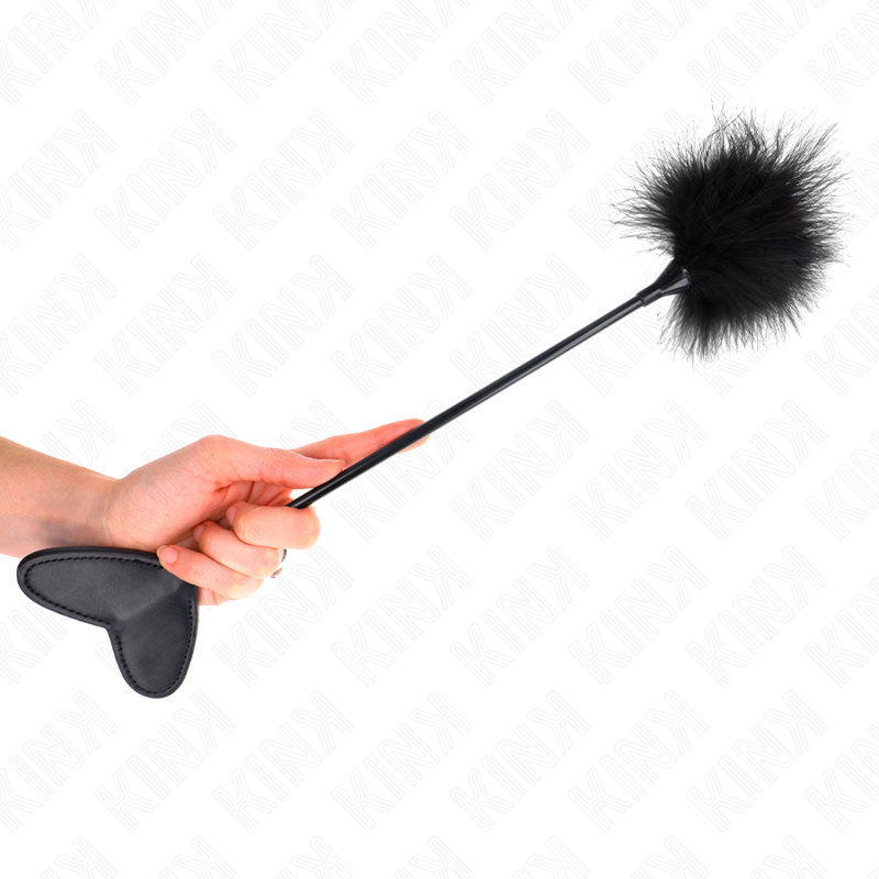 Comprar KINK Plumas Para Cosquillas Con Paleta De Corazón 31 Cm – Juguete Sensual Para Estimulación Suave Y Divertida-Noxtic