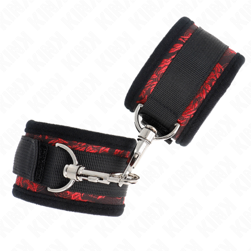 KINK - SCANDAL DESIGN WRISTBANDS RED-BLACK