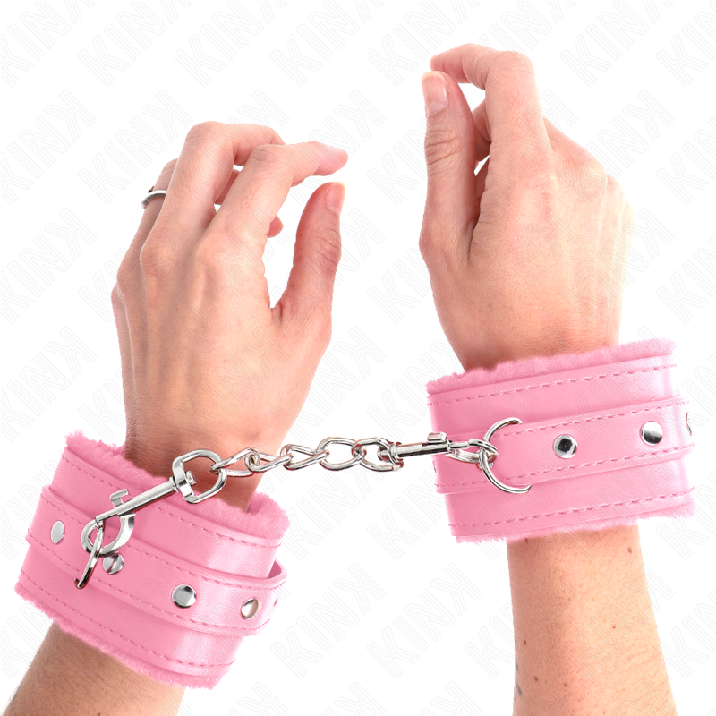 Braccialetti foderati KINK Premium rosa: eleganza e comfort con cinturino regolabile