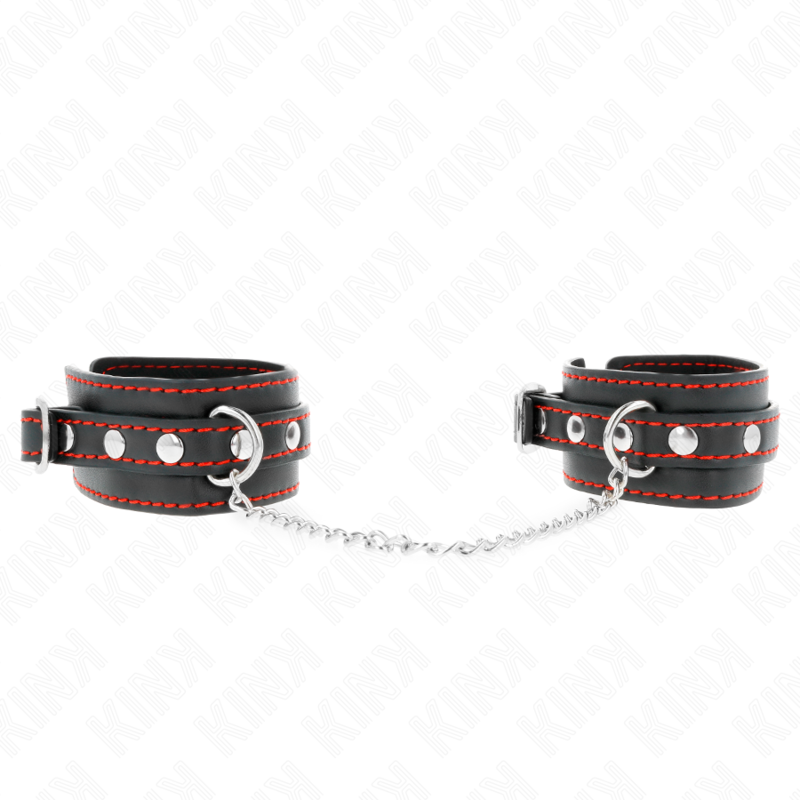 Comprar KINK Muñequeras Ajustables Negras – Diseño Elegante Con Detalles Rojos Para Mayor Control-Noxtic