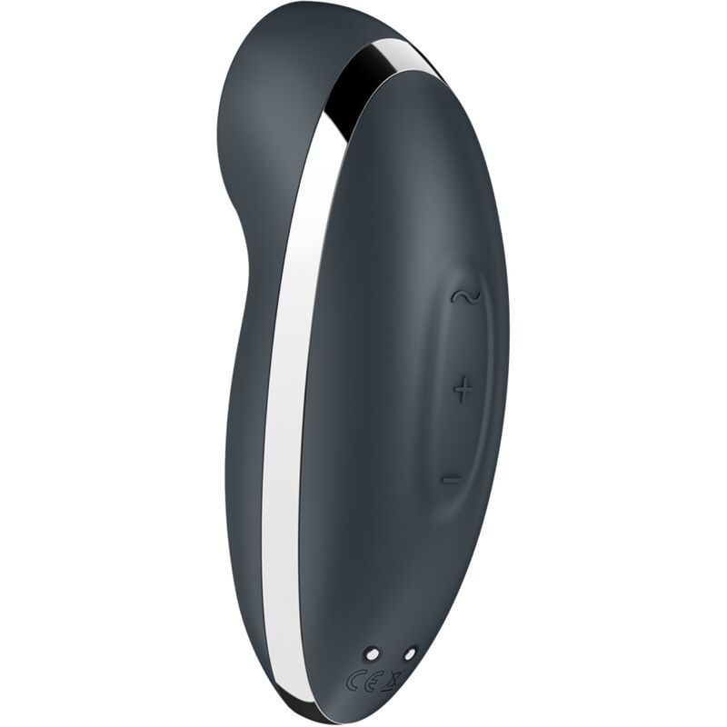 Comprar Satisfyer Tap y Climax 2 Gris – Vibrador Ergonómico Con Diseño Moderno y Silicona Médica-Noxtic