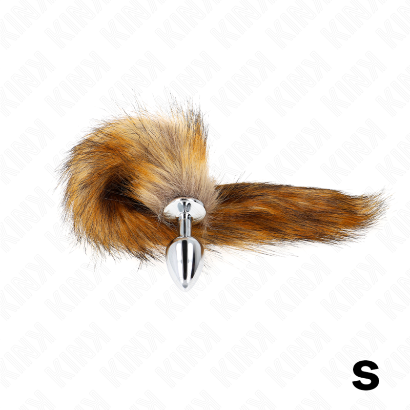 Comprar KINK Plug Anal Talla S 7 X 3 Cm Con Cola Sintética Marrón – Juguete Ideal Para Explorar Nuevas Sensaciones-Noxtic