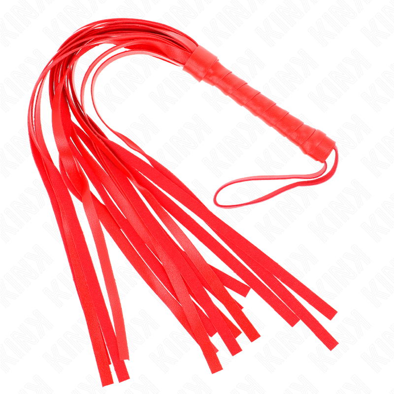 Comprar KINK Látigo Simple Rojo 45 CM – Diseño Elegante Para Explorar Placer Intimo-Noxtic