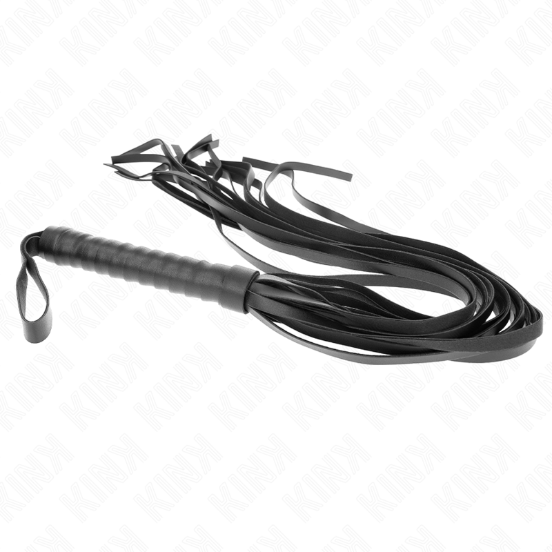 Comprar KINK Látigo De Cola Larga Con Mango Corto Negro 70 cm – Diseño Elegante Para Juegos De Placer Intenso-Noxtic