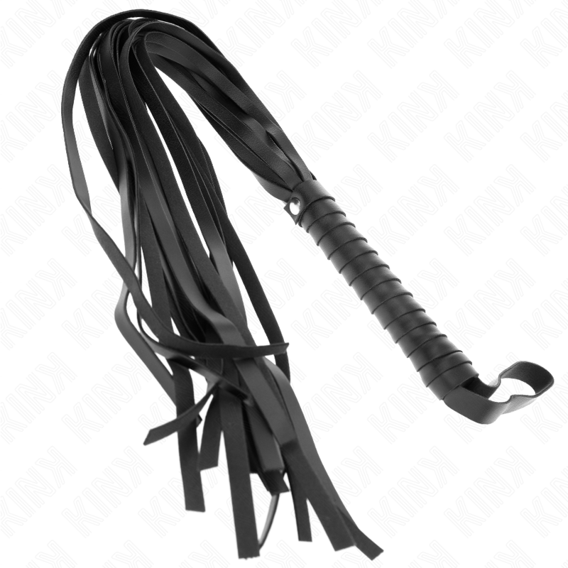 Comprar KINK Látigo De Cola Larga Con Mango Corto Negro 70 cm – Diseño Elegante Para Juegos De Placer Intenso-Noxtic